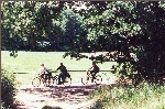 Radfahrer im Stobbertal
