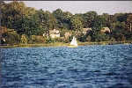 Segelboot auf dem Schermützelsee